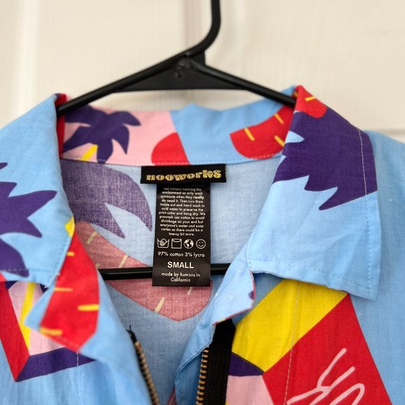 Nooworks Snacks Romper Shortalls - Picture 4 of 4